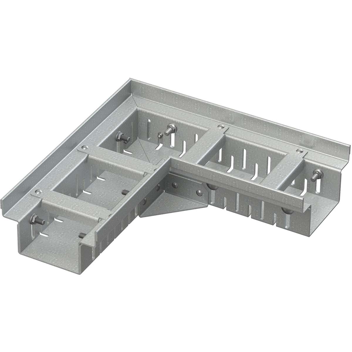 ADZ102VR - Drainage corner channel 100 mm adjustable, galvanized steel