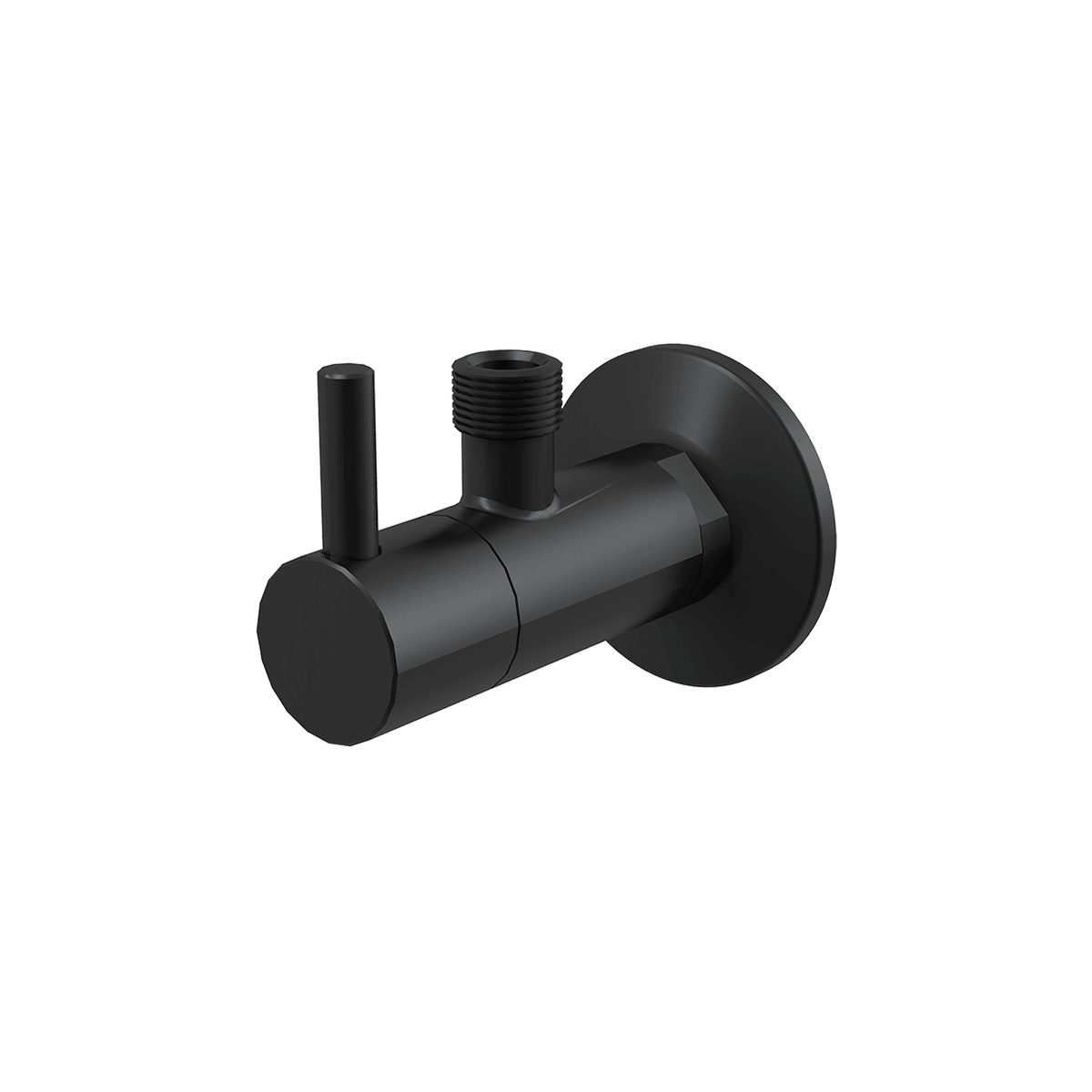 ARV001-BLACK - Angle valve with a filter 1/2